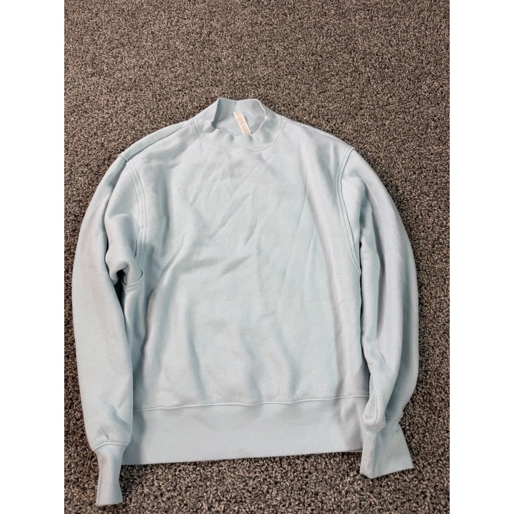 Alo Yoga Accolade Crewneck Pullover Sweatshirt Women's Size XS Blue